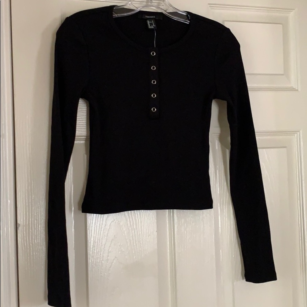 Cropped Henley nwt